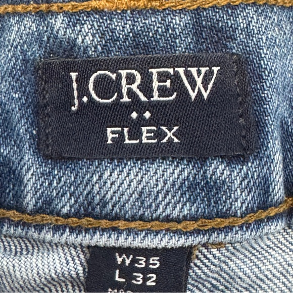 J.Crew Flex Slim Jeans W35 L32 Blue Denim Stretch - Picture 5 of 9